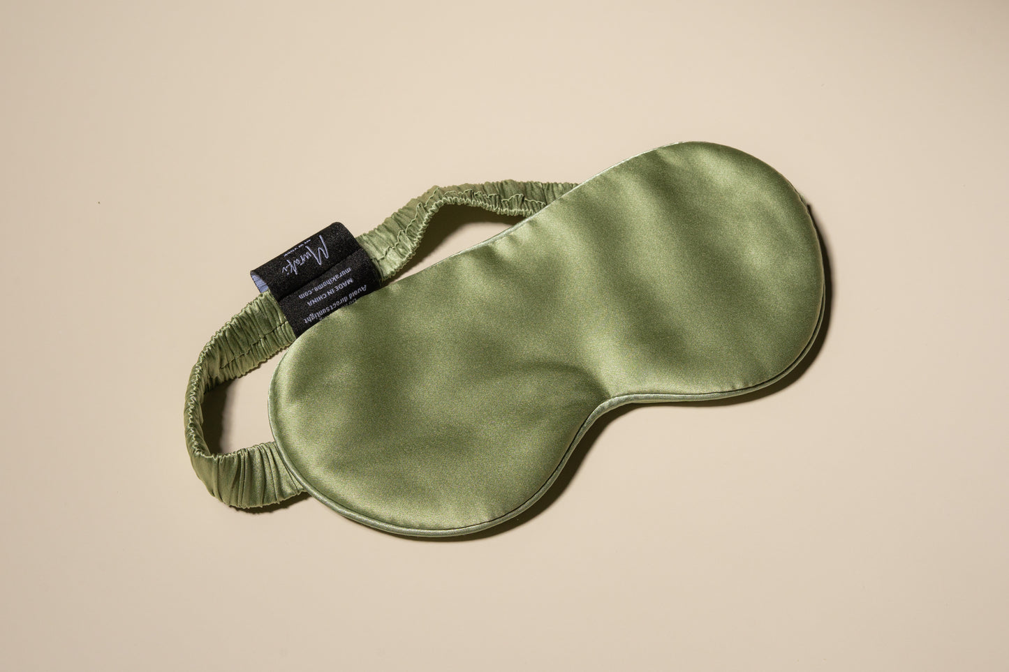 Sage Green Silk Eye Mask