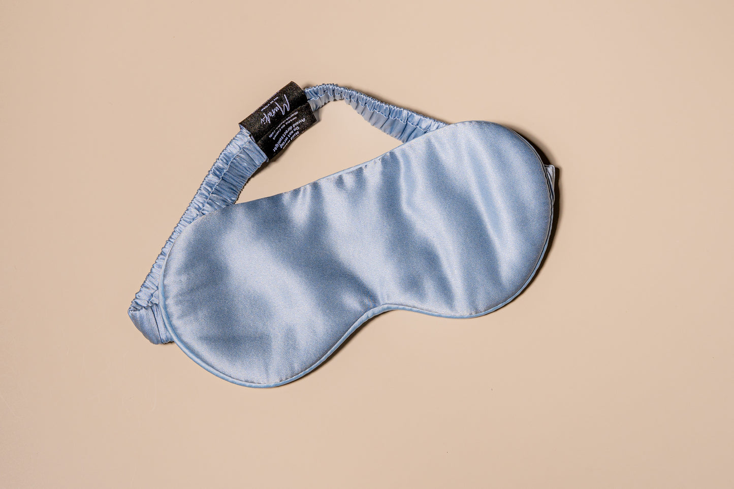 Sky Blue Silk Eye Mask