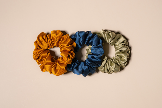 Large Scrunchie Set, Rich Earth