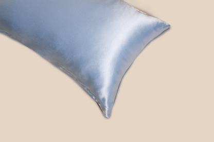 Sky Blue Queen Silk Pillowcase