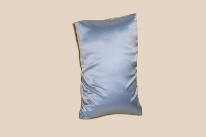 Sky Blue Queen Silk Pillowcase